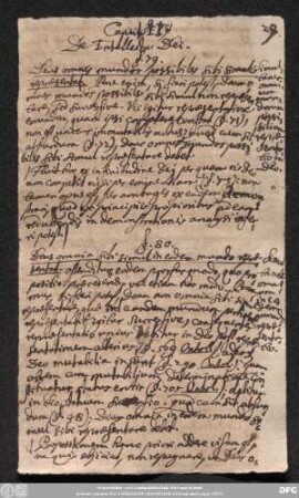Caput II. De Intellectu Dei.