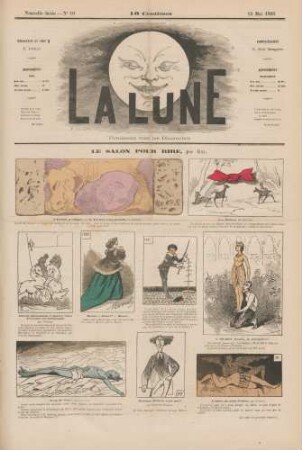 Le salon pour rire, par Gill