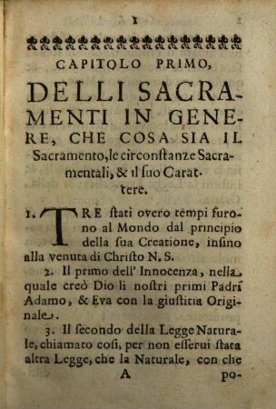 Instruttione Et Obligo Del Christiano : Fondata Sopra li Sette Sacramenti della Chiesa