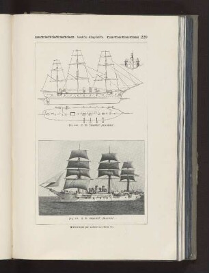 Fig. 338 S. M. Schulschiff "Charlotte" Fig. 339 S. M. Schulschiff "Charlotte"