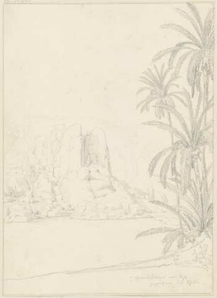 Granitfelsen am Nil bei Philae