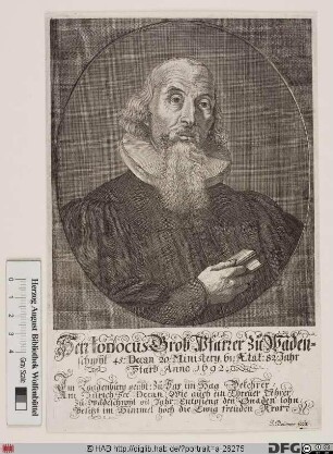 Bildnis Jodocus Grob