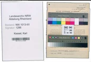 Entnazifizierung Karl Kessel , geb. 04.07.1904 (Dreher)
