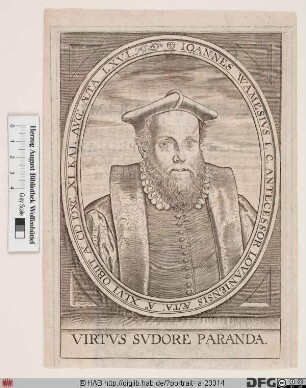 Bildnis Johannes Wamesius