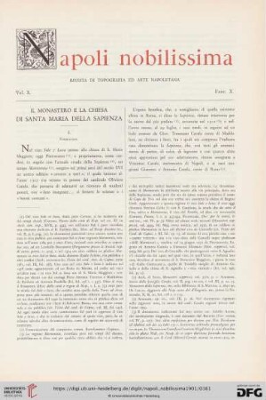 10: Il monastero e la chiesa di Santa Maria della Sapienza, 1