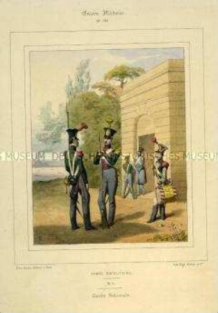 Galerie Militaire No. 109: Armée Napolitaine, No. 1, Garde Nationale.