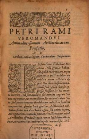 Animadversionum Aristotelicarum Libri XX