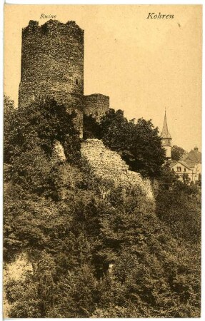 Kohren. Ruine
