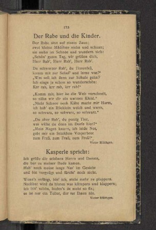 Kasperle spricht: