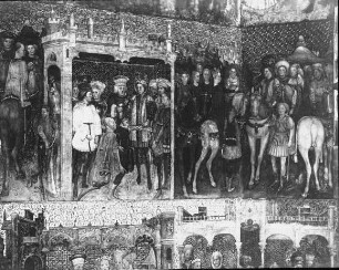 Monza, Dom S.Giovanni Battista, Kapelle der Theodolinde, Fresken zur Geschichte der Langobarden und Königin Theodolinde,