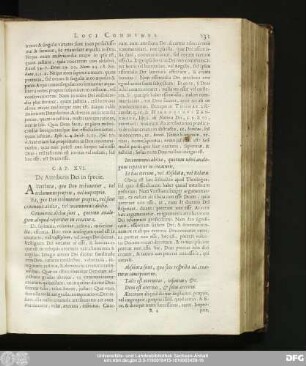 Cap. XVI. De Attributis Dei in specie.