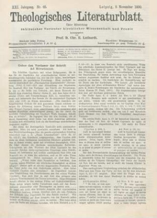 521-524 Ueber den Verfasser der Schrift Ad Novatianum