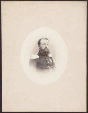 Großherzog Friedrich I. in Uniform, Brustporträt.