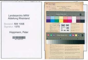 Entnazifizierung Peter Hoppmann , geb. 27.09.1890 (Arbeiter)