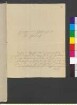 Brief von Meyer, Ernst Heinrich Friedrich an Goethe, Johann Wolfgang von