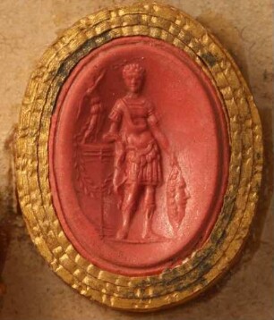 Soldat mit Siegesgöttin
