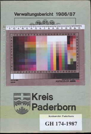 Verwaltungsbericht des Kreises Paderborn 1986 / 1987