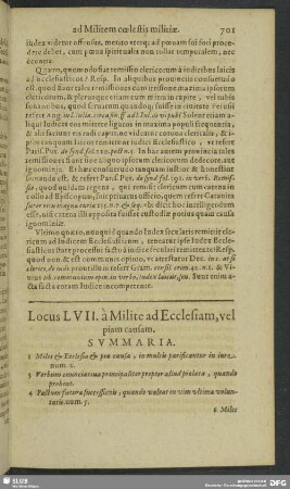 Locus LVII. à Milite ad Ecclesiam, vel piam causam