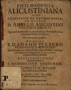 Philosophia Augustiniana