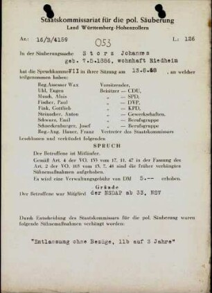 Storz, Johannes