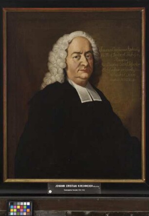 Bildnis des Johann Christian Kirchmeier, 1724-1743 Professor der Theologie in Marburg (1674-1743)