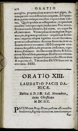 Oratio XIII.