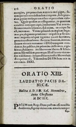 Oratio XIII.