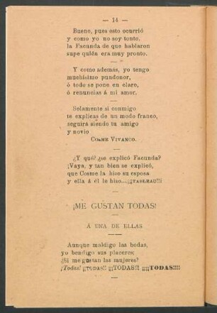 ¡Me gustan todas! : A una de ellas