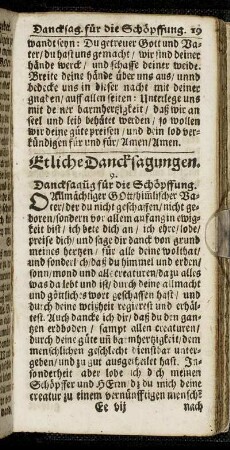 Etliche Dancksagungen.