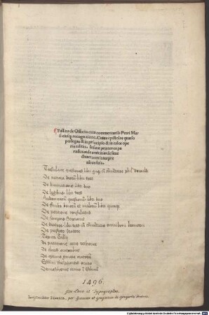 Tullius de Officiis