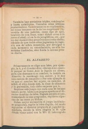 El alfabeto