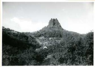 Tschechien, Böhmisches Mittelgebirge, Vrabinec (deutsch: Sperlingstein) bei Decin (deutsch: Tetschen)