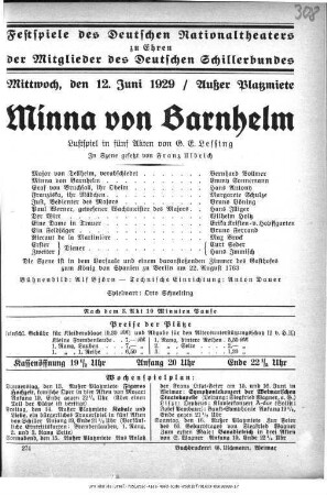 Minna von Barnhelm