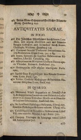 33-50, Antiquitates Sacrae - Lutherana