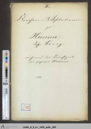 Heinsen: Visitationsakten