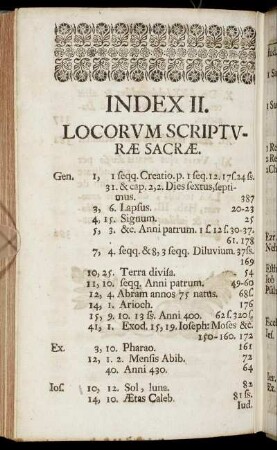 Index II.