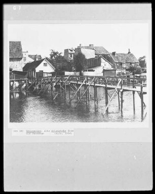 Holzbrücke über die Passarge