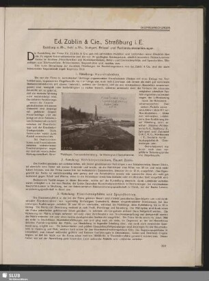 Ed. Züblin & Cie., Straßburg i.E.