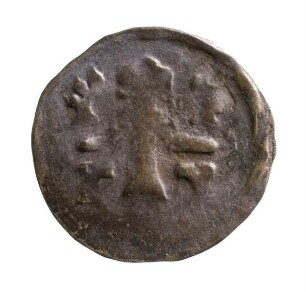 Münze, Pfennig, um 1360 (1323-1373)