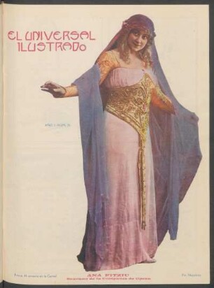 [Fotografía de] - Ana Fitziu : Soprano de la compañía de ópera