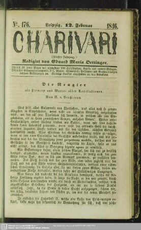 5.1846=176: Charivari