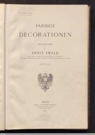 2: [Farbige Decorationen] Band 2