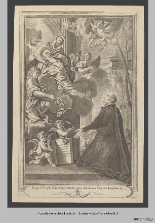 Vision des Heiligen Joseph von Calasanza