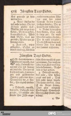 Jüngsten Tags-Lieder.