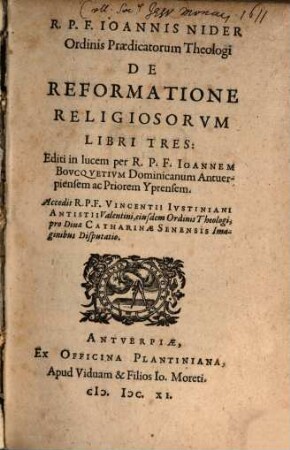 De reformatione religiosorum