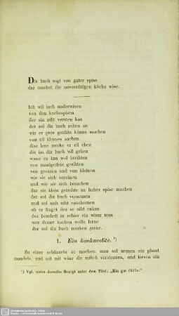 Dis buch sagt von guter spise daz machet die unverrihtigen köche wise