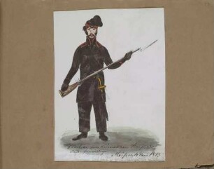 Füsilier vom Lützowschen Korps der Rache, Freiwillige, 1813