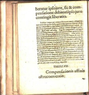 Thesis VII. Compensationis affinis est reconventio.