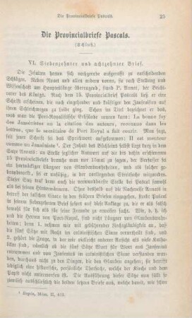 25-42 Die Provincialbriefe Pascals : Schluß
