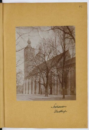 Stadtkirche, Seehausen: Ansicht (aus: Skizzen- und Fotoalbum 28)